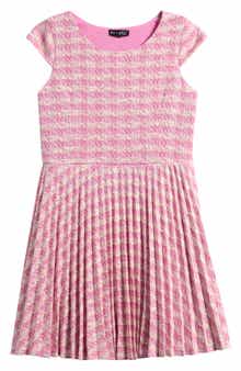 Ava & Yelly Kids' Pleated Skater Dress