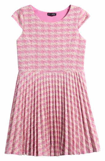 Ava & Yelly Kids' Pleated Skater Dress