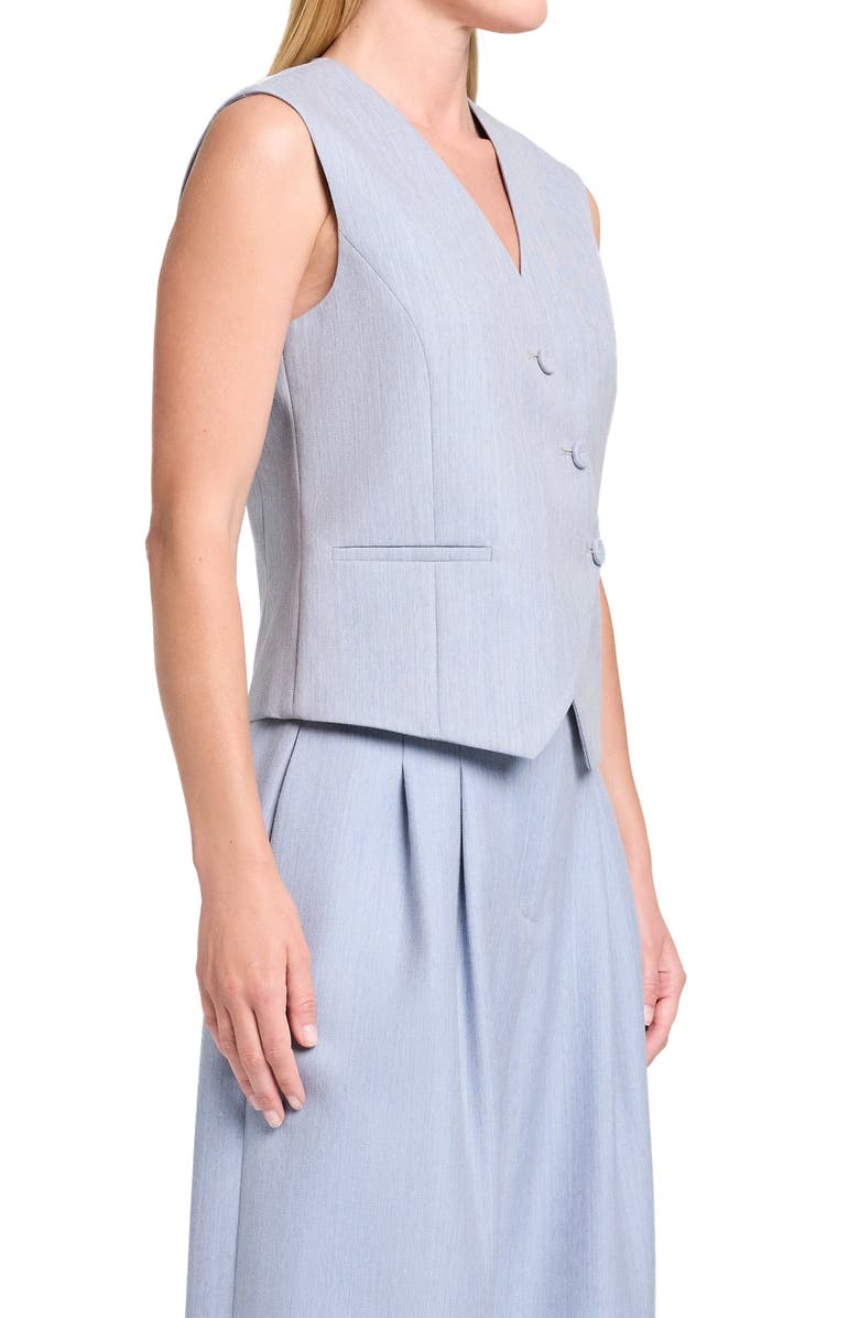 TWP Tyler Wool Vest, Alternate, color, Halogen Blue