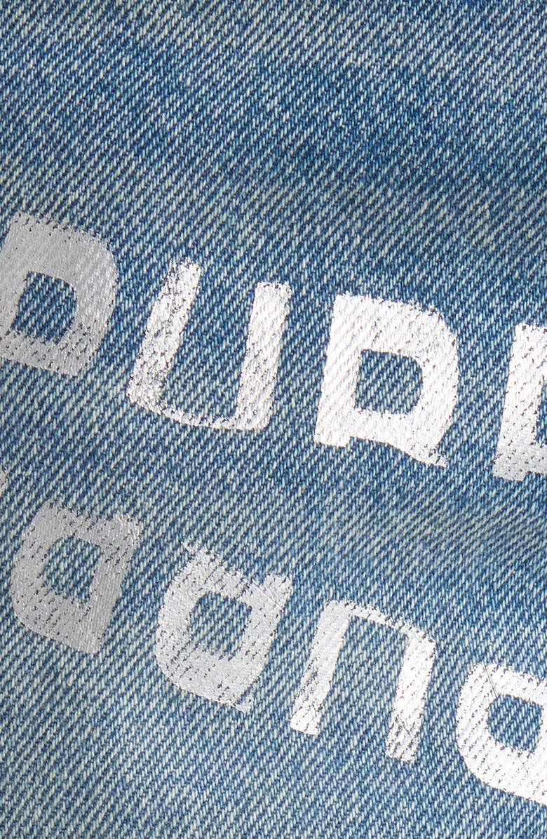 PURPLE BRAND Foiled Logo Jeans, Alternate, color, Light Indigo