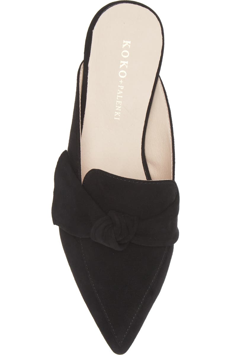 KOKO + PALENKI Quantum Pointed Toe Mule, Alternate, color, Black Suede