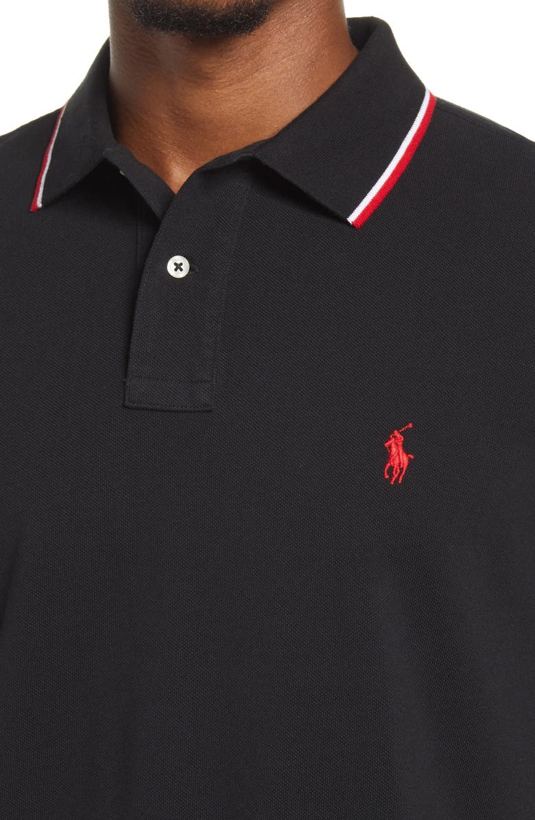 Polo Ralph Lauren Solid Cotton Polo Shirt, Alternate, color, 