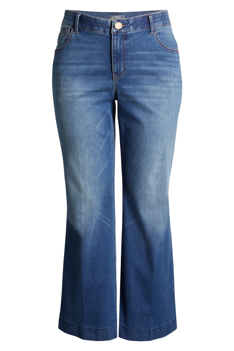 Sam High Waist Wide Leg Jeans, Alternate, color, BLUE