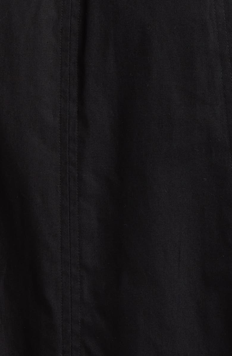 Halogen<sup>®</sup> Eyelet Embroidery Midi Shirtdress, Alternate, color, Rich Black 060