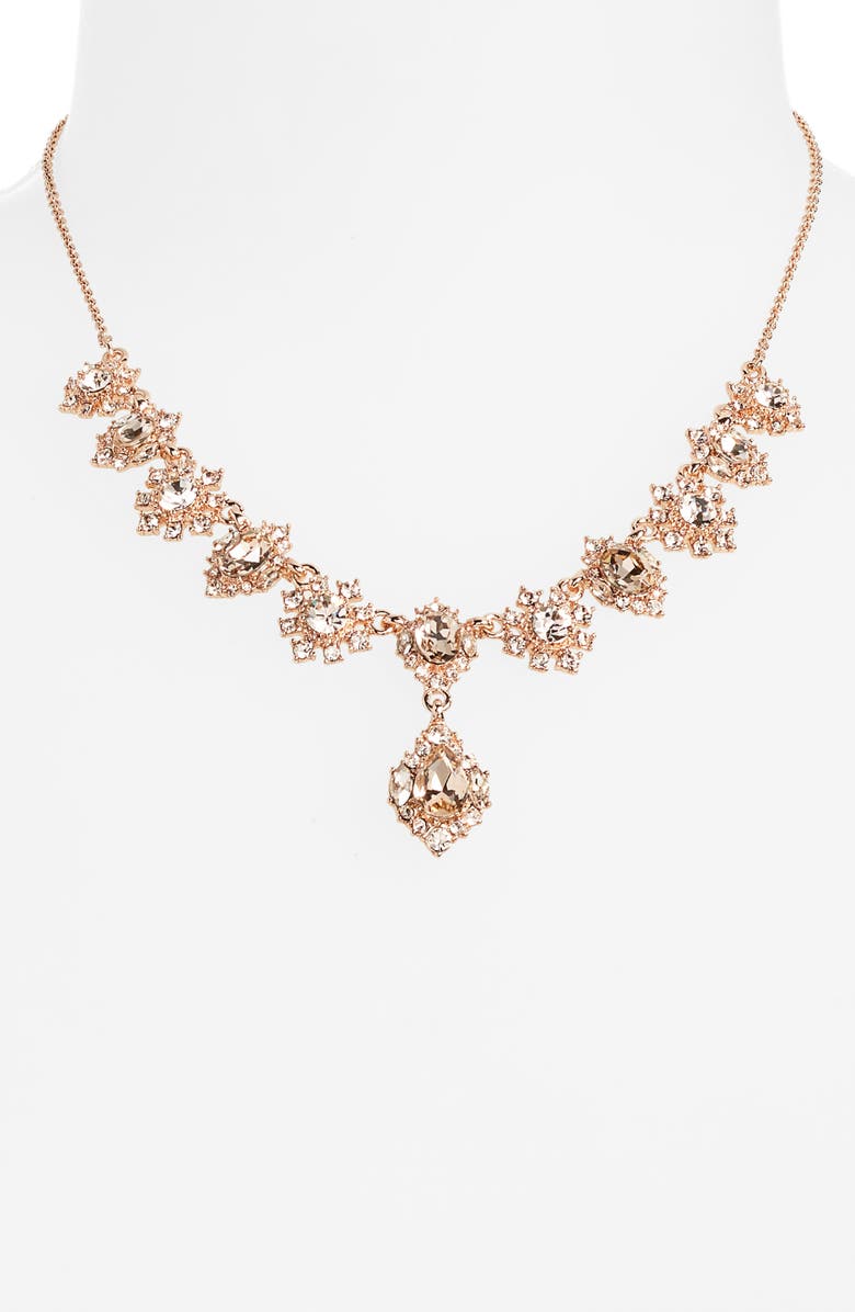 Marchesa Crystal Halo Frontal Y-Necklace, Alternate, color, 