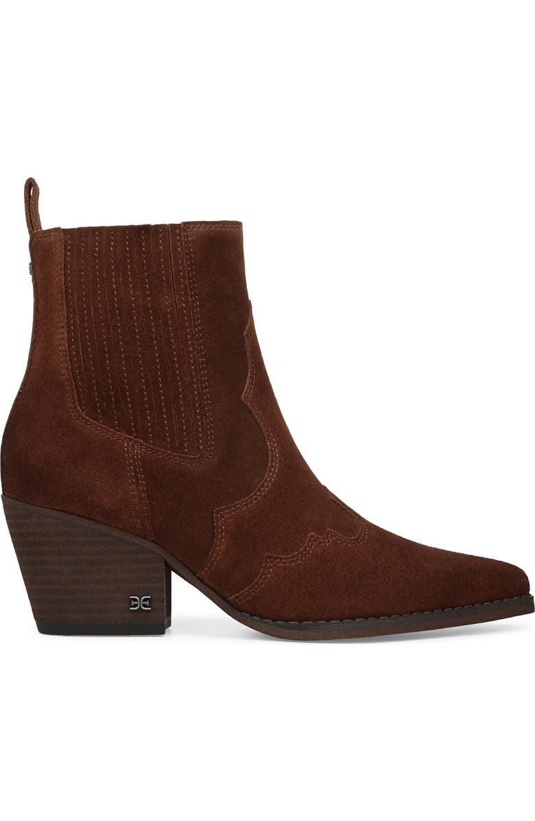Sam Edelman West Bootie, Alternate, color, Dark Toffee