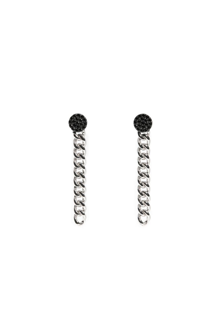 Cuban Drop Earrings, Alternate, color, Yellow Gold