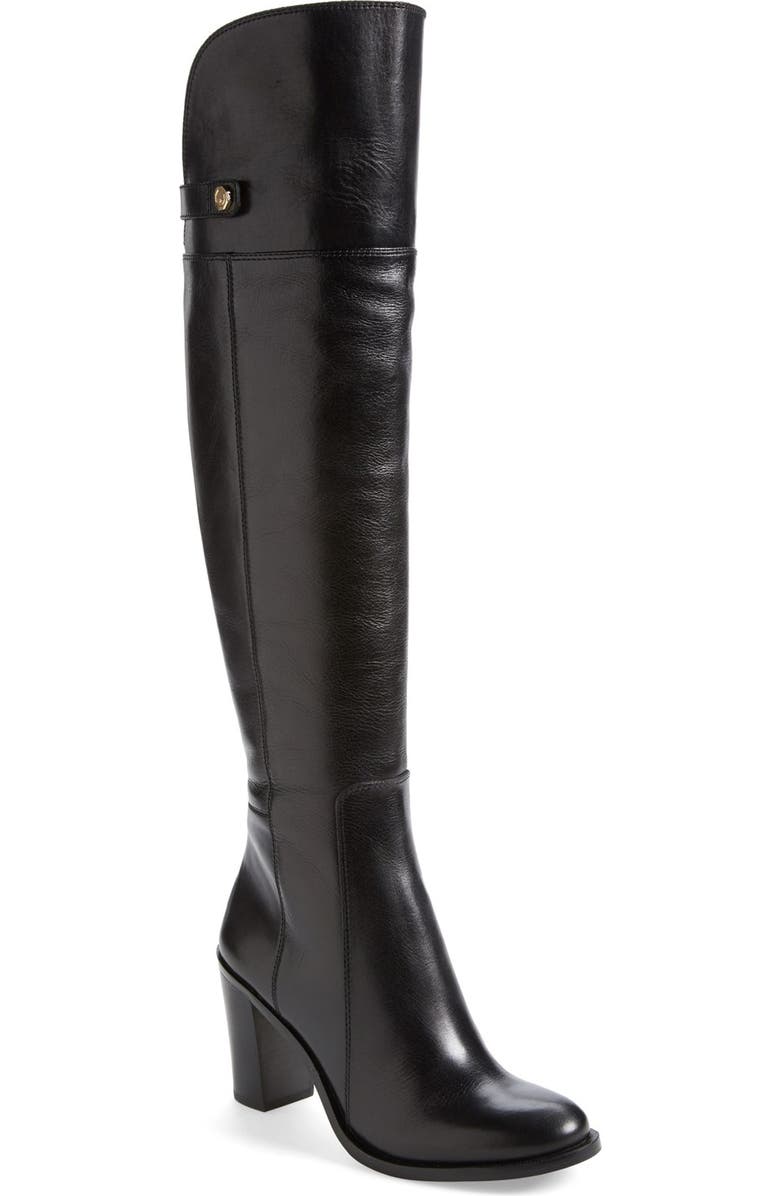 Louise et Cie 'Navaria' Over the Knee Leather Boot, Main, color,