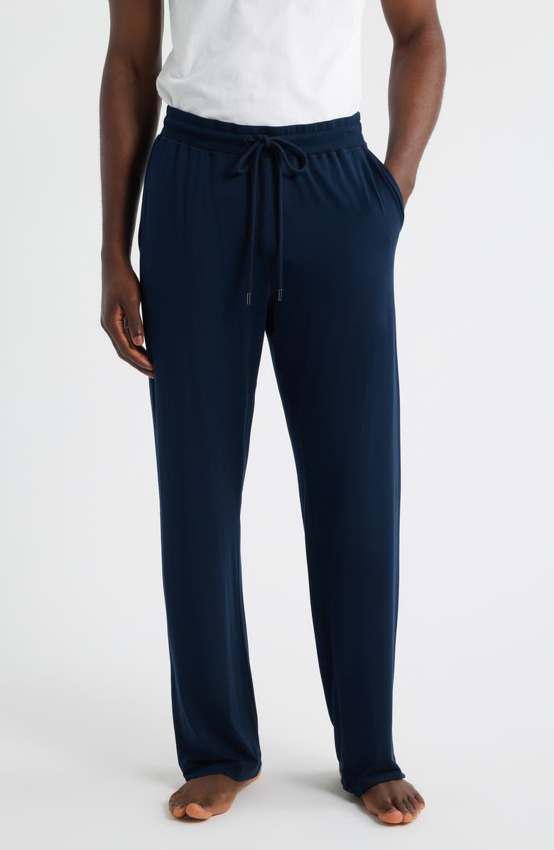 Daniel Buchler Lounge Pajama Pants, Main, color, Midnight