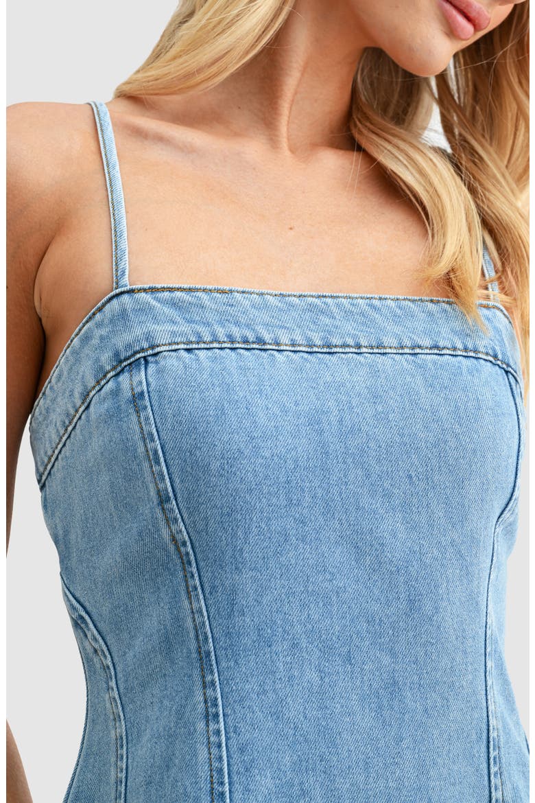 lush denim dress Denim dresses > everything Country concert? Boots + a hat  Tropical  vacay? Wedges + gold  Casual brunch? Sneakers + a tote  Date night?  Heels + bold jewelry  Denim