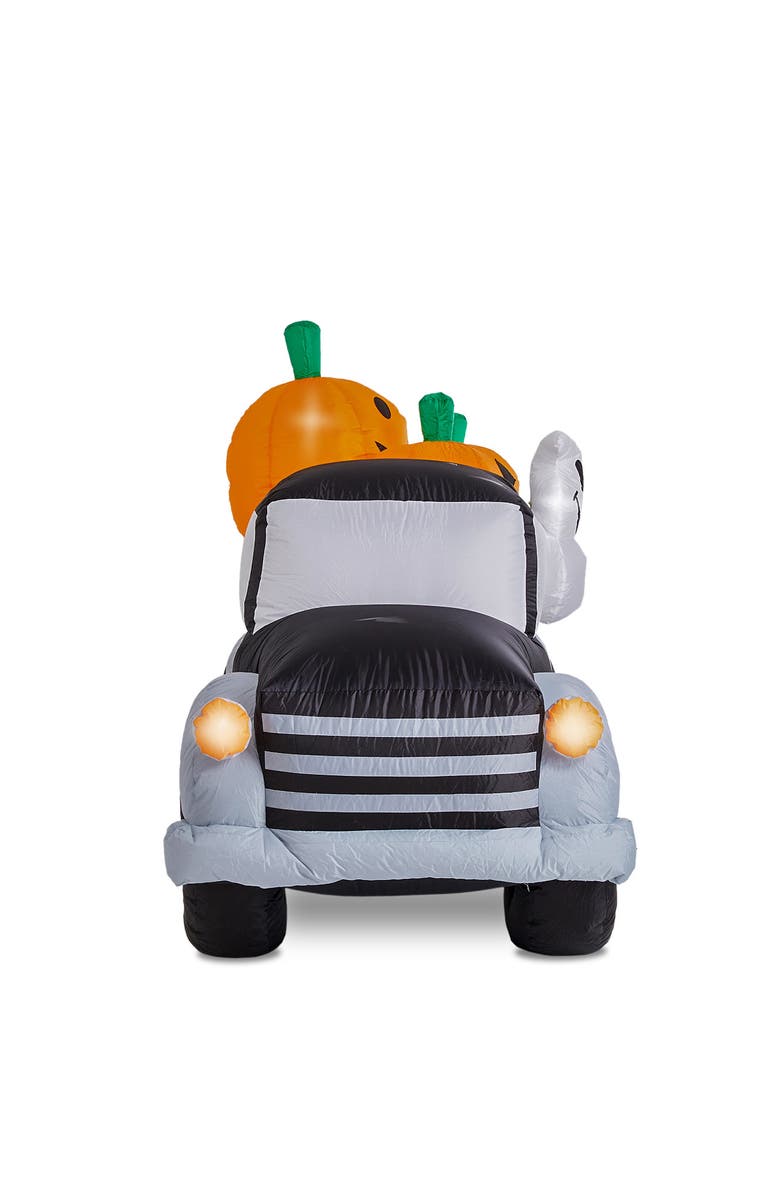 Glitzhome 8FT Lighted Inflatable Truck with Jack-O-Lantern Pumpkins Decor, Alternate, color, 