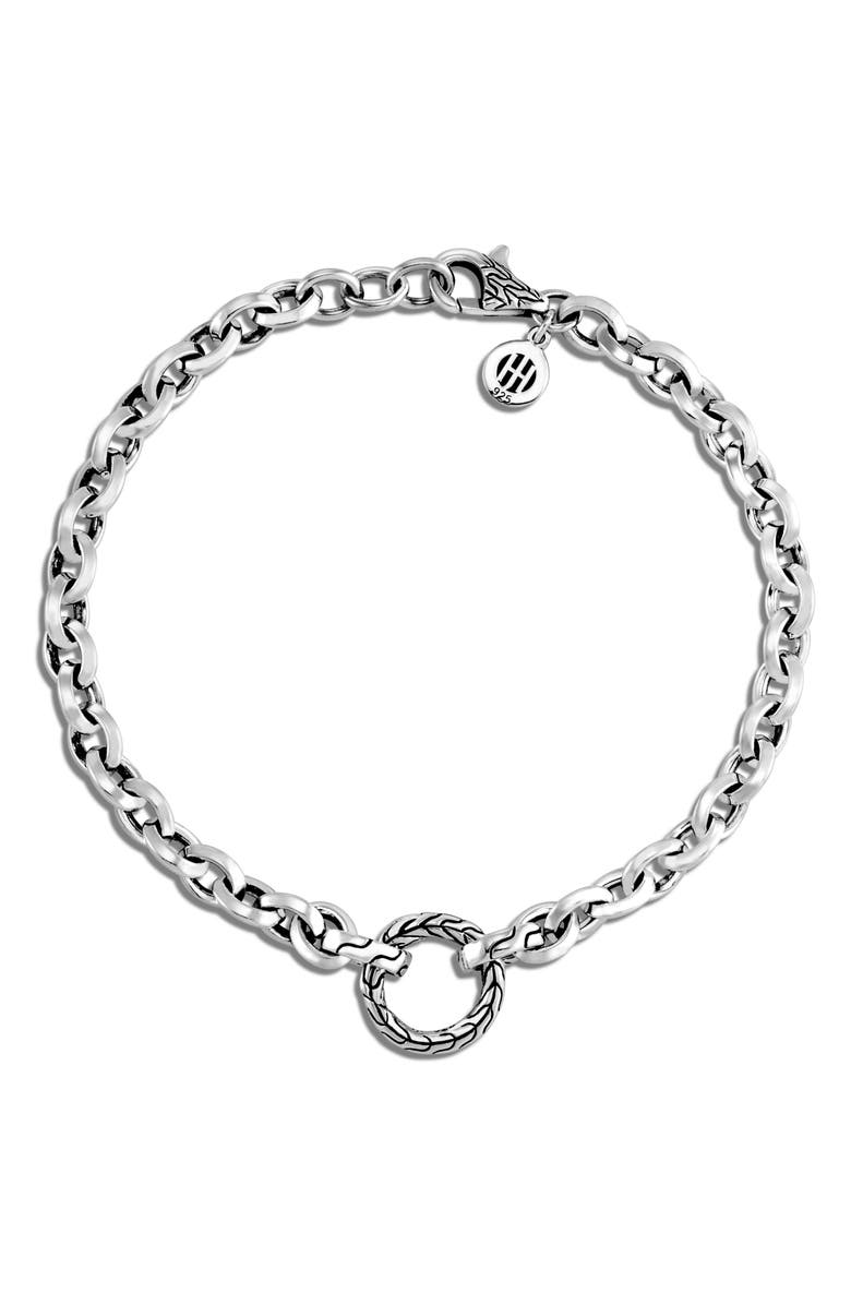 John Hardy Classic Chain Amulet Connector Chain Bracelet, Alternate, color, 