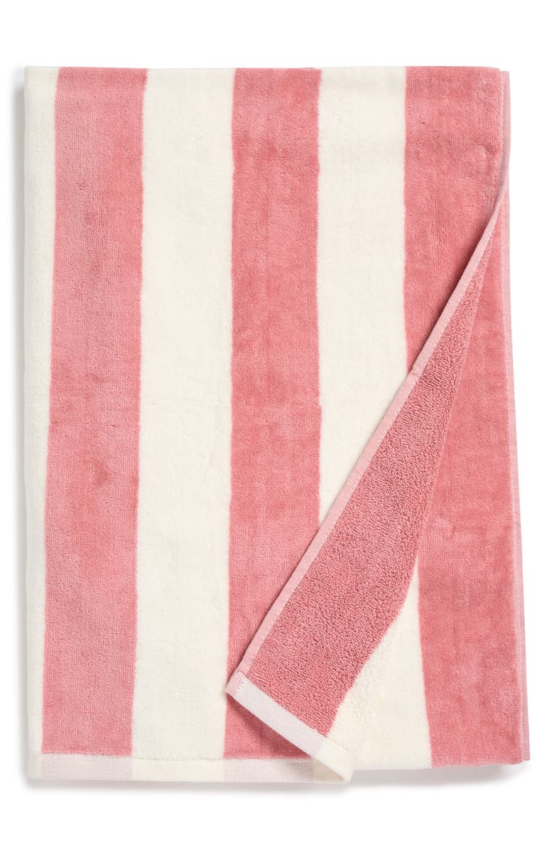 BUSINESS AND PLEASURE CO Havana Stripe Cotton Beach Blanket, Main, color, 