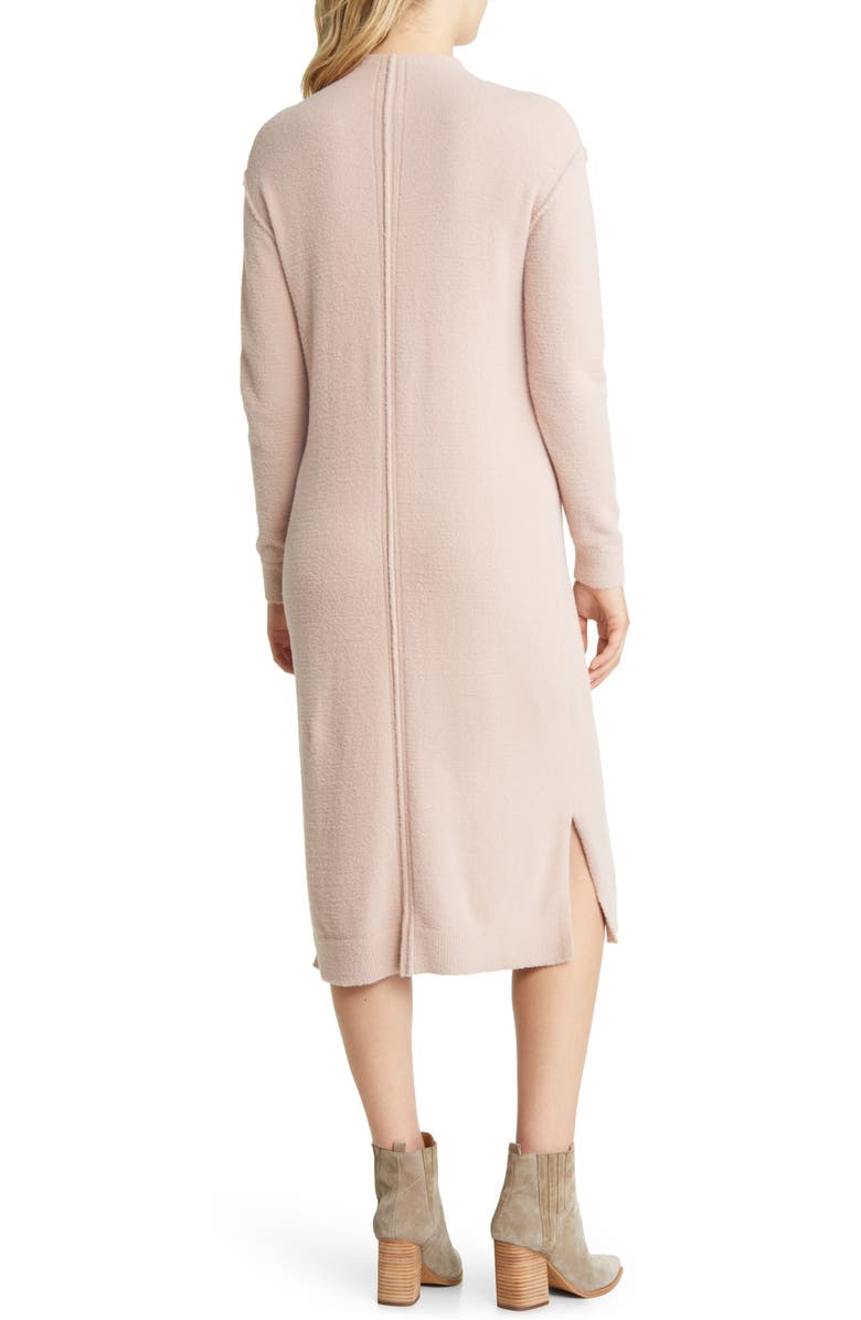 Caslon<sup>®</sup> Funnel Neck Long Sleeve Dress, Alternate, color, 