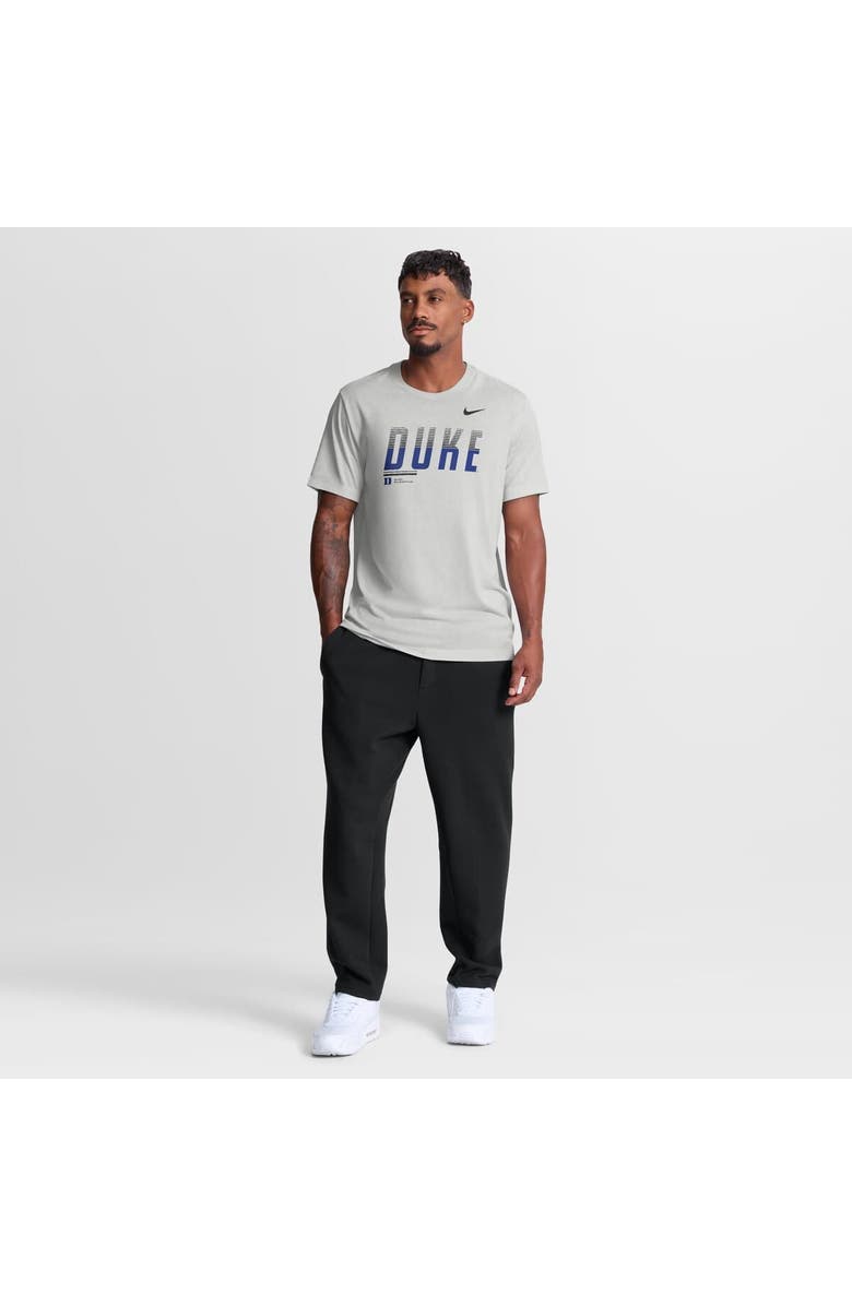 Nike Men's Nike Gray Duke Blue Devils Sideline Legend Dri-FIT T-Shirt, Alternate, color, Gray