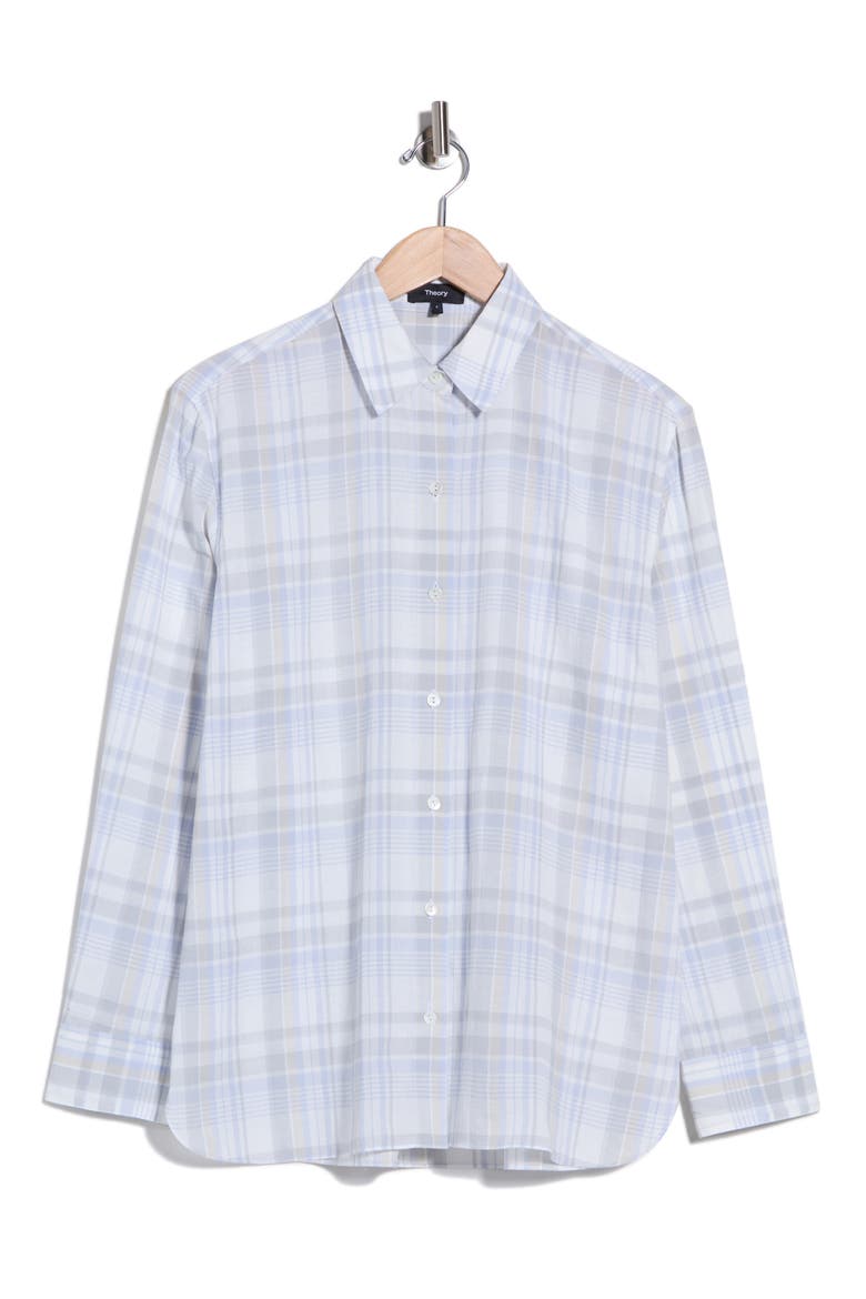 Plaid Menswear Button Shirt, Main, color, OLYMPIC MULTI
