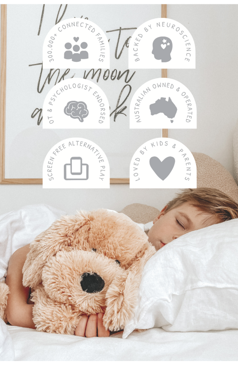 Mindful and Co Kids Microwavable and Weighted Plush Buddies, Alternate, color, Charlie The Puppy Dog