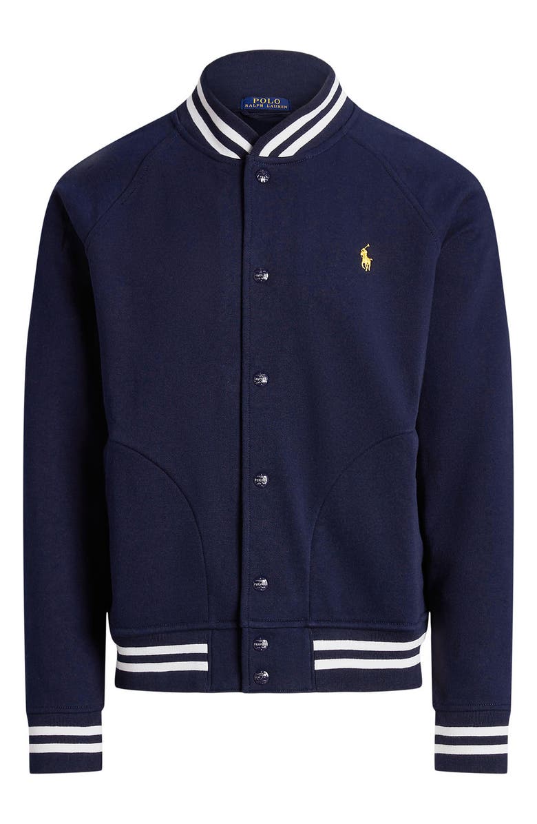 Polo Ralph Lauren Classic Athletic Fleece Baseball Jacket, Alternate, color, 