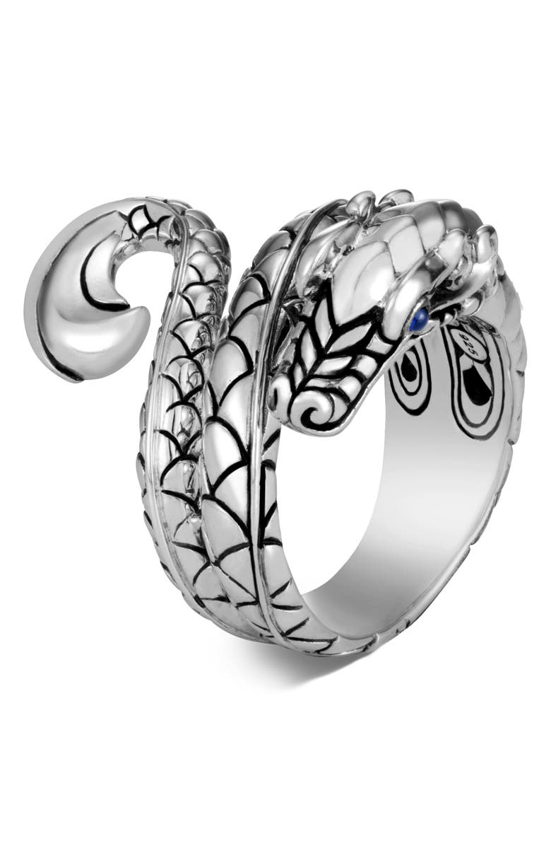 John Hardy Naga Silver Ring, Main, color, 
