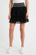 BOSS Vesia Plissé Pull-On Miniskirt