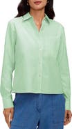 Foxcroft Jodie Stripe Cotton Button-Up Shirt