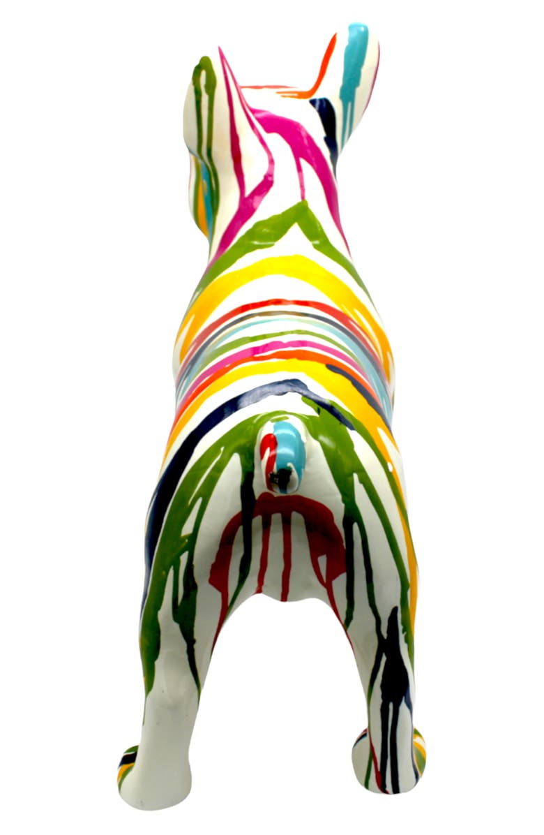 INTERIOR ILLUSIONS 17.5-Inch Graffiti Pup French Bulldog Statue, Alternate, color, Graffiti/Multi-Color