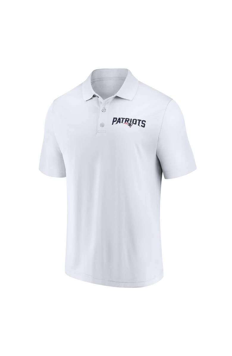 FANATICS Men's Fanatics  White New England Patriots Lockup Polo, Alternate, color, White