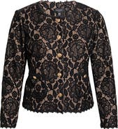 Tahari ASL Bonded Lace Jacket