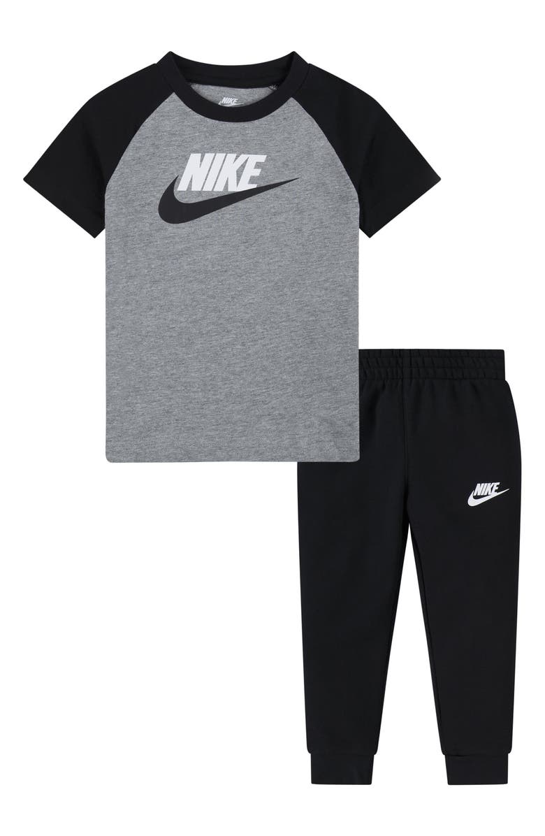 Nike Kids' Futura Raglan T-Shirt & Joggers Set, Main, color,
