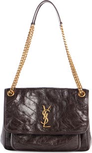 Saint Laurent Medium Niki Leather Shoulder Bag