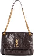 Saint Laurent Medium Niki Leather Shoulder Bag