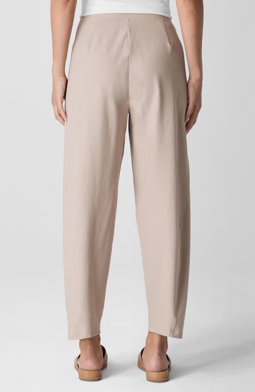 Shop Eileen Fisher Ankle Length Knit Lantern Pants In Wheat