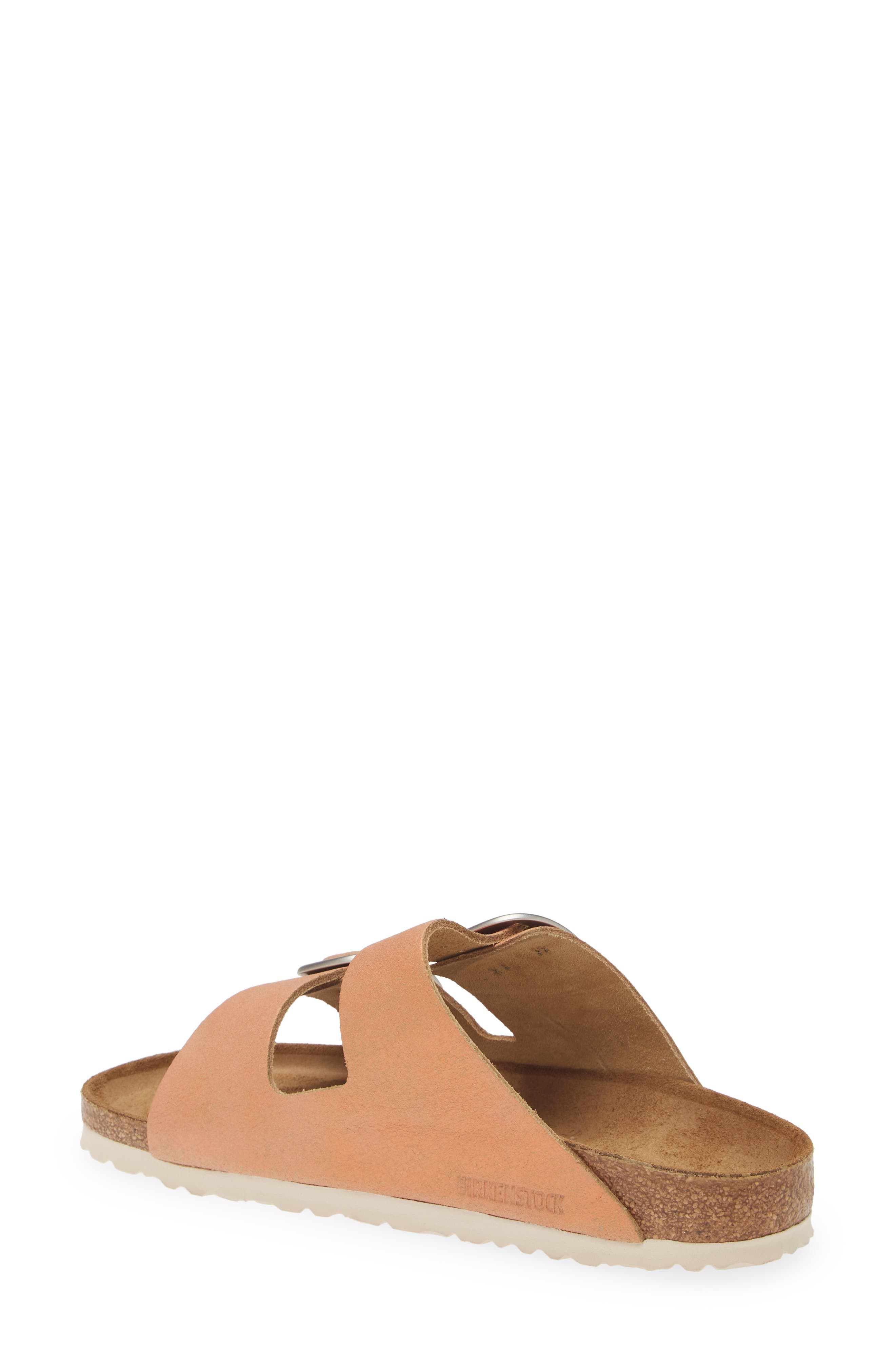 Birkenstock Arizona Big Buckle Slide Sandal - Discontinued, Alternate, color, Warm Coral