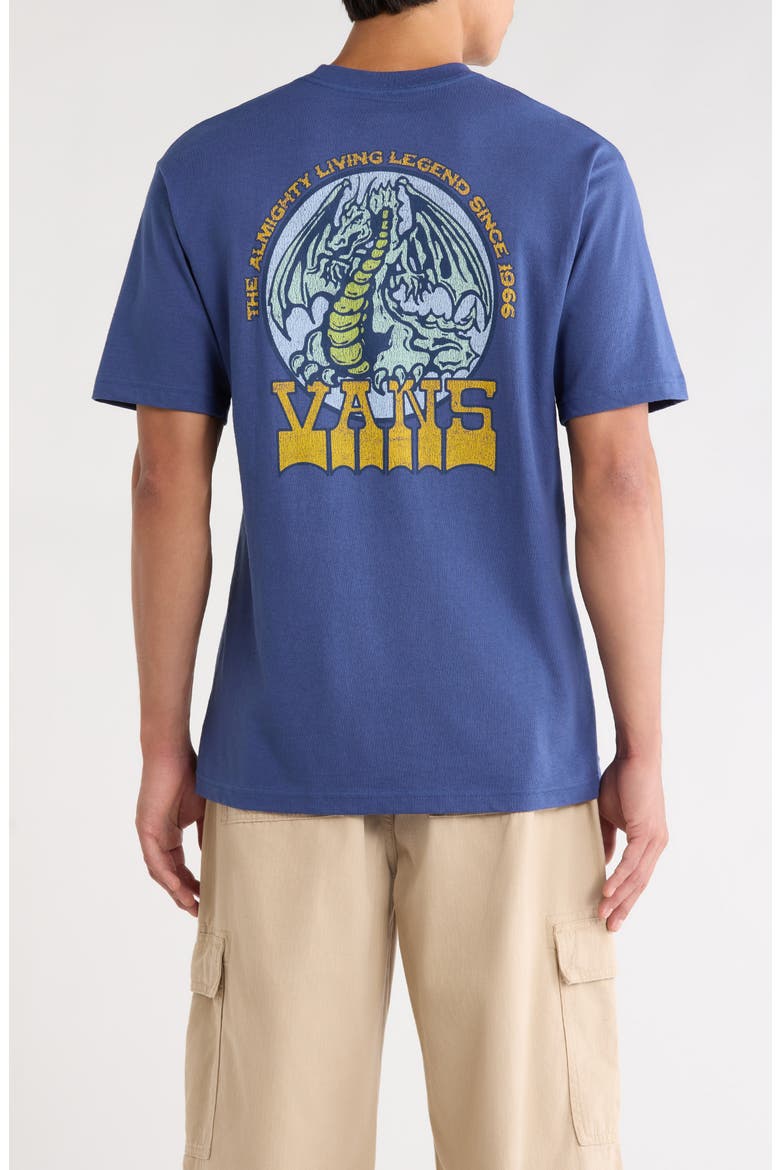 Living Legend Cotton Graphic T-Shirt, Alternate, color, TRUE NAVY