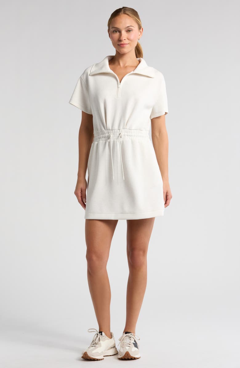 Ultra Soft Scuba Quarter Zip Dress