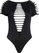 Hauty Strappy Thong Bodysuit
