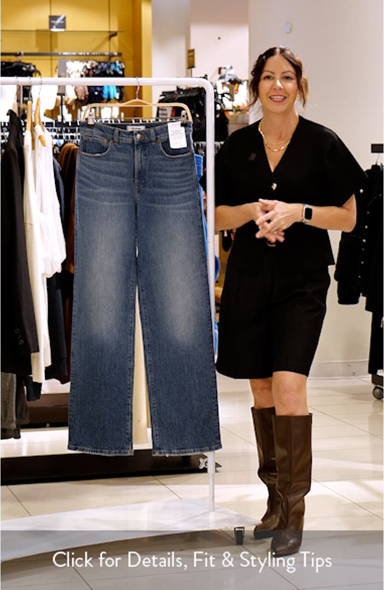 The Perfect High Waist Wide Leg Jeans, sales video thumbnail