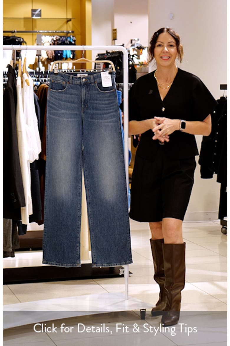 The Perfect High Waist Wide Leg Jeans video