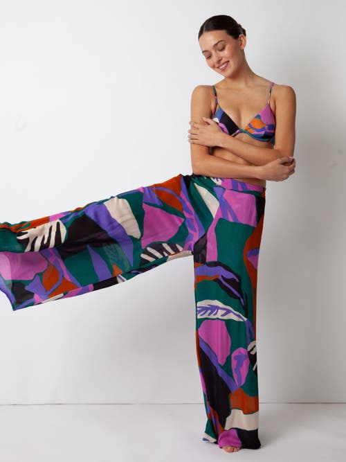 Villa Fresca Serena Cover-up Pant In Lush