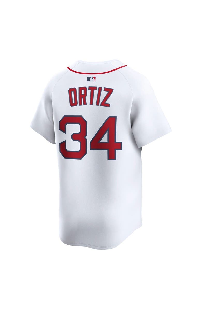 Nike Men's Nike David Ortiz White Boston Red Sox Home Limited Jersey, Alternate, color, White