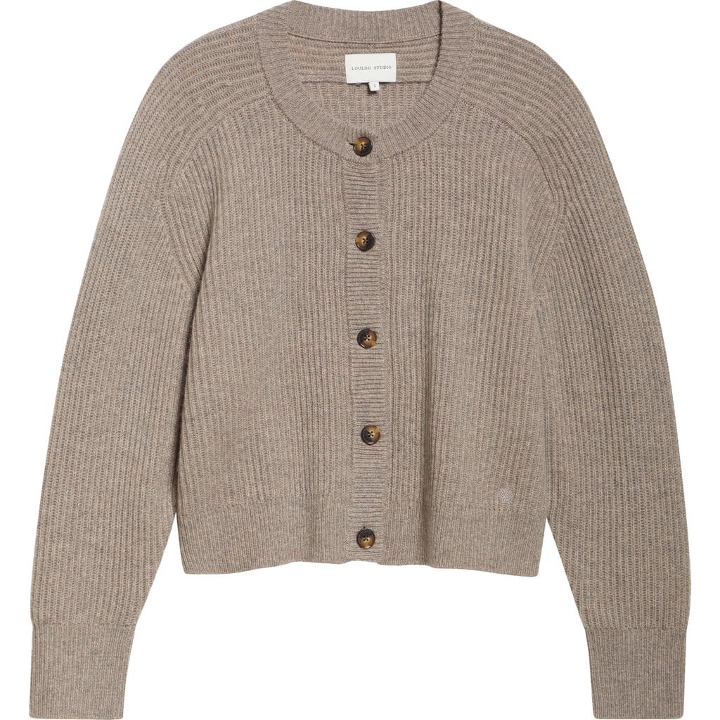 Loulou Studio Bastia Cashmere Oversized Cardigan In Coast Beige