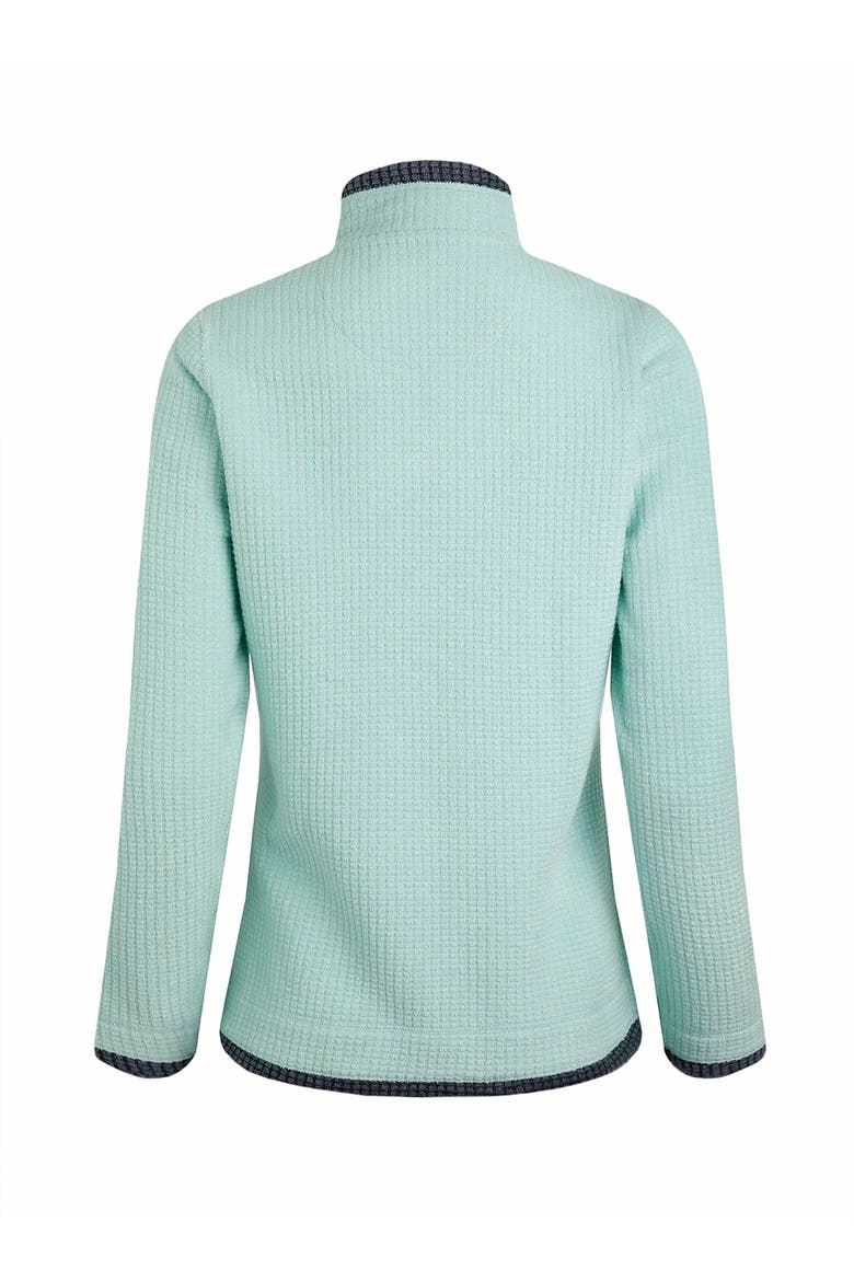Ariana Full Zip Grid Fleece, Alternate, color, Seaspray