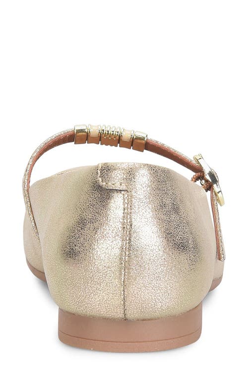 Eurosoft Khloe Mary Jane Flat In Gold