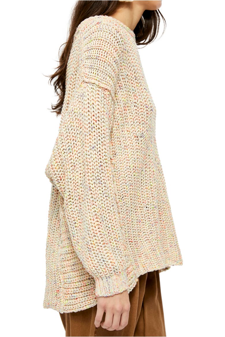 Neon Lights Sweater, Alternate, color, CONFETTI COMBO