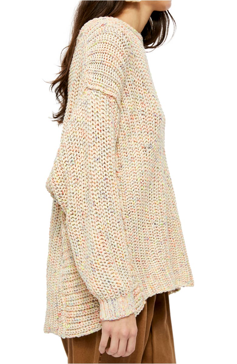 Free People Neon Lights Sweater, Alternate, color, 