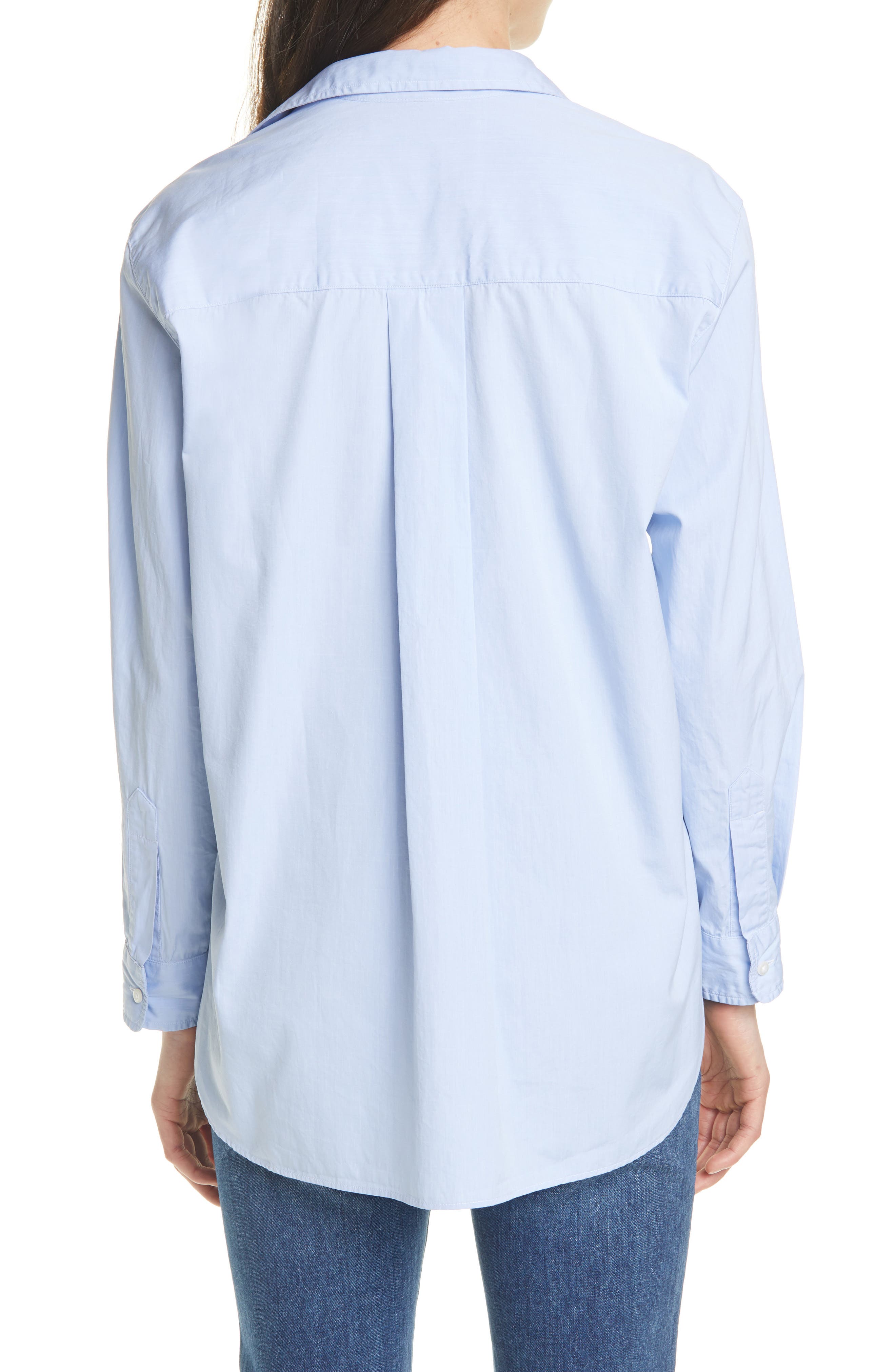 Solid Button-Up Shirt - image 2