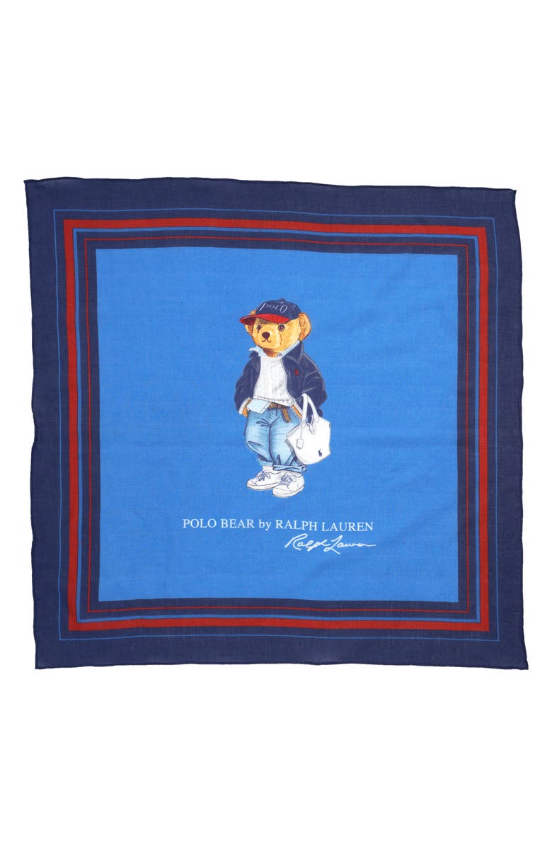Polo Ralph Lauren Beardana Cotton Square Scarf, Alternate, color,