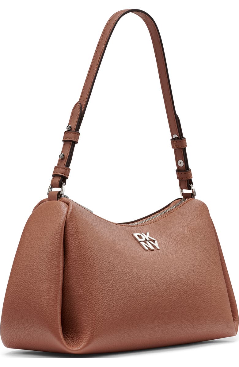 DKNY Remy Faux Leather Shoulder Bag, Alternate, color, Hot Cocoa