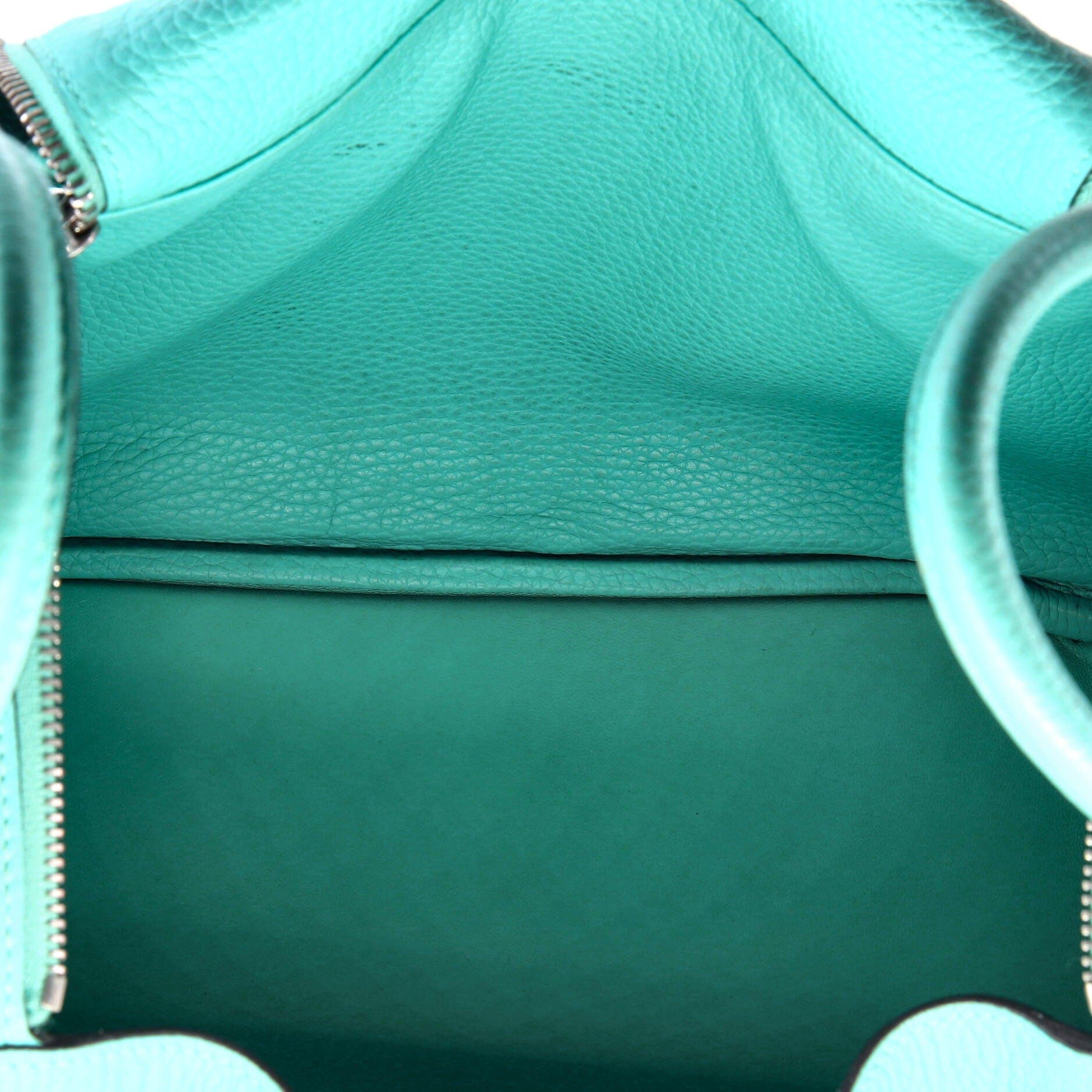 Pre-Owned Hermes Lindy Bag Clemence 30, Alternate, color, Bleu Atoll