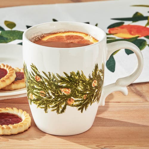 Tag Citrus Grove Ceramic Mug In Green